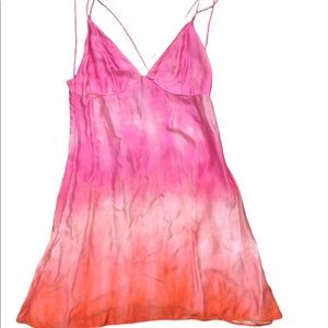 Zara Pink Strappy Slip Dress